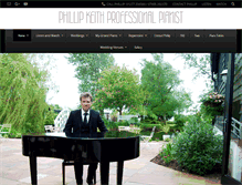 Tablet Screenshot of phillipkeithpianist.com